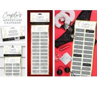 Couples Christmas Advent -ure Scratch Calendar Xmas Surprise Sexy Fun Challenge