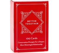 Couples Conversation Cards Game - 100 Romantic & Deep Questions for Date Night - Relationship Building Card Game for Him & Her - Anniversary, Bridal Shower, Valentine’s Gift