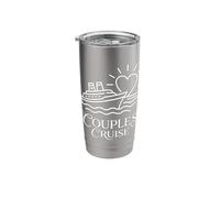 Couples Cruise Ship Vacation Matching Vacation Crew Member Stainless Steel Insulated Tumbler