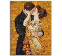 Couples Diamond Painting Kits for Adults,Kids Kiss Diamond Art Kit , 6 7 8 Year Old Gifts For Girls,5D Full Drill Painting Gem Art Pictures,DIY Kids Arts And Crafts,for Wall Decor 16x24inch C-Q170