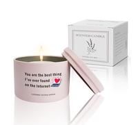 Couples Gifts for Him and Her Scented Candles Gifts for Couples Girlfreind Boyfriend Birthday Gifts 180g Lavender Soy Candles Scented 35 Hours Burning Time Wife Gifts from Husband Valentines Day Gifts
