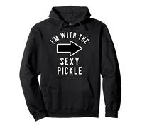 Couples Halloween Costume Shirts I'm With The Sexy Pickle Pullover Hoodie