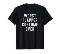 Couples Halloween Costume Shirts Worst Flapper Costume Ever T-Shirt