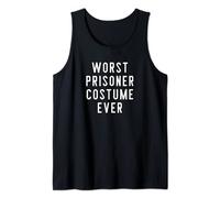 Couples Halloween Costume Shirts Worst Prisoner Costume Ever Tank Top