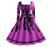 Couples Halloween Fancy Dress Black Hooded Evening Dressing Gown White Women Men Kids Red Gothic Empire Waist Floral for Western Toddler Victorian
