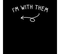 Couples I'm With Them Right Pointer Men's T-Shirt - Black - M - Black
