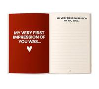 Couples Journal,Meaningful Thick Funny Long Lasting Notebook - Love Diary Sketchbook | To Boyfriend Cohabitation Men Women Wedding Birthday Valentine