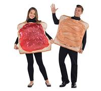 Couples Ladies Mens Funny Peanut Butter & Jelly Jam Comedy Novelty Fancy Dress Costume Outfit
