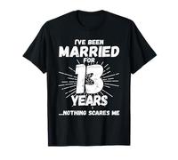 Couples Married 13 Years - Funny 13th Wedding Anniversary T-Shirt