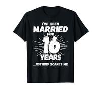 Couples Married 16 Years - Funny 16th Wedding Anniversary T-Shirt