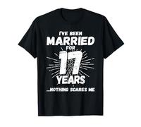 Couples Married 17 Years - Funny 17th Wedding Anniversary T-Shirt