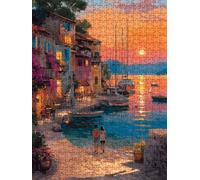 Couples Taking A Walk Jigsaw Puzzle 6000 Piece, Puzzles for Adults 6000, The Impossible Challenge, Jigsaw Puzzle Games Classic Educational, Wooden Puzzles, for Home Wall Decoration Gift FNKL1-847