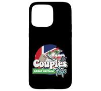 Couples Trip Britain Bound Couple Travel Goal Vacation Trip Case for iPhone 15 Pro Max