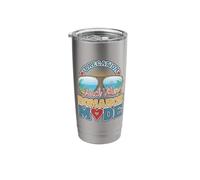 Couples Trip Matching Beach Vacation Baecation Romance Stainless Steel Insulated Tumbler
