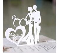 Couples Wedding Diamond Ring Cutting Dies for Scrapbooking Cutting Dies, Embossing, Photos, Crafts, Decorative Paper Cards, Die-Cutting for Card Making Templated+Cute Brooch Pin for Home and Kitchen