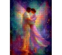 Couple'S Wings Jigsaw Puzzle 2000 Piece, Puzzles for Adults 2000, The Impossible Challenge, Jigsaw Puzzle Games Classic Educational, Wooden Puzzles, for Home Wall Decoration Gift FNKL1-845