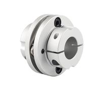 Coupling 5mm/6mm/6.35mm/7mm/8mm/9mm/10mm stepped single disc flange coupling flexible D34 L27.5mm(10mm-10mm)