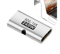 - Coupling Adapter - 240W Female to Female Plug Extension | Type C Extension Solution for Office, Travel, Desktop, Laptop, Computer, Meeting Room, Presentation Environment, Desktop Setup