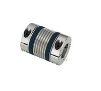 Coupling LB D40L50/58 Bellows Flexible Motor Coupling CNC Aluminum High Elastic Universal Joint 3D Printer Universal Joint(LB-D-D40L50-20X20)