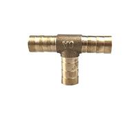 Coupling, Stainless Steel Hex Nipple,3 Way & 4 Way Brass Tube Connector, Straight Elbow Hose Cable 6 8 10 12 14 16 19mm, Copper Barbed Connector, Union,Elbow(12mm)