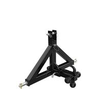 Coupling Tow Hitch 3 Point Hitch Trailer Receiver For Category, Tractor Quick Hitch With 2" Receiver(Black)
