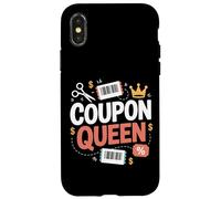 Coupon Queen Extreme Couponing Bargain Hunters Case for iPhone X/XS