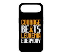 Courage Beats Leukemia Everyday Blood Cancer Awareness Case for iPhone Air