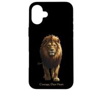 Courage, Dear Heart Classical Inspirational Encouragement Case for iPhone 16 Plus