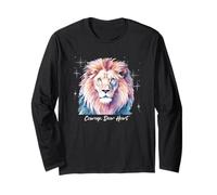Courage, Dear Heart Pastel Inspiration Encouragement Long Sleeve T-Shirt
