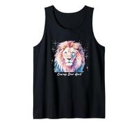Courage, Dear Heart Pastel Inspiration Encouragement Tank Top
