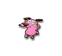 Courage Dog Pin Cartoon Dog Pin Courage Cartoon Cowardly Dog Character Metal Enamel Dog Pin cute Cartoon Pin Gifts Hard enamel Pin Gifts Gifts for Dog Lover Cartoon Cute Anime Pin for Backpack for