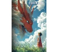 COURAGE, Dragon Journal, daily writing journal for men & women, positive creative writing