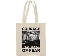 Courage in The Face of Fear Navalny Natural Cotton Tote Bag White