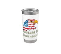 Courage is Contagious Stainless Steel Insulated Tumbler