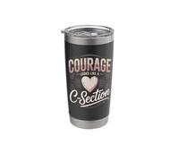 Courage Looks Like A C Section Birth Mom Stainless Steel Insulated Tumbler