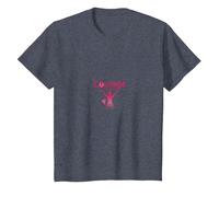 Courage Over Fear Breast Cancer Awareness Inspiration T-Shirt, Kids, Heather Blue, 3 Years