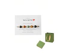 Courage & Strength Bracelet: A Symbol of Resilience for Warriors,Inspiring and healing natural stone beaded bracelet,Emotional Support Gift for Everyone with Gift Box