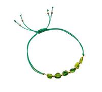 Courage Strength Bracelet for Women, Handmade Inspirational Natural Stone Beads Bracelets, Emotional Support & Protection Jewelry Gift (Light Green)