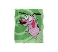 Courage The Cowardly Dog Complete Series Cover Silky Touch Super Soft Throw Blanket 152 X 127 cm in White Courage The Cowardly Dog White 152 X 127 cm