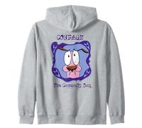 Courage the Cowardly Dog Courage The Cowardly Dog Zip Hoodie