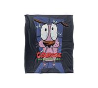 Courage The Cowardly Dog Window Silky Touch Super Soft Throw Blanket 152 X 127 cm in White Courage The Cowardly Dog White 152 X 127 cm