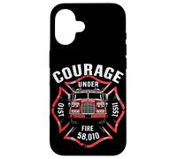 COURAGE UNDER FIRE 58,010 Firefighter Case for iPhone 16