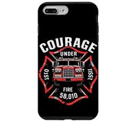 COURAGE UNDER FIRE 58,010 Firefighter Case for iPhone 7 Plus/8 Plus