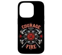 Courage UNDER FIRE Courage Bravery Firefighter Case for iPhone 14 Pro