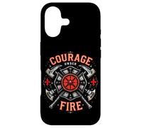Courage UNDER FIRE Courage Bravery Firefighter Case for iPhone 17