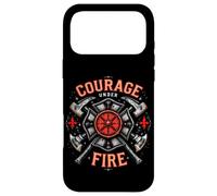 Courage UNDER FIRE Courage Bravery Firefighter Case for iPhone 17 Pro Max
