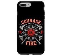 Courage UNDER FIRE Courage Bravery Firefighter Case for iPhone 7 Plus/8 Plus