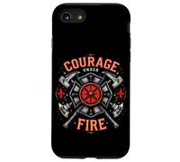 Courage UNDER FIRE Courage Bravery Firefighter Case for iPhone SE (2020) / 7/8