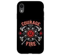 Courage UNDER FIRE Courage Bravery Firefighter Case for iPhone XR