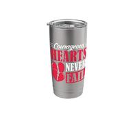 Courageous Hearts Never Fail - Open Heart Surgery Stainless Steel Insulated Tumbler